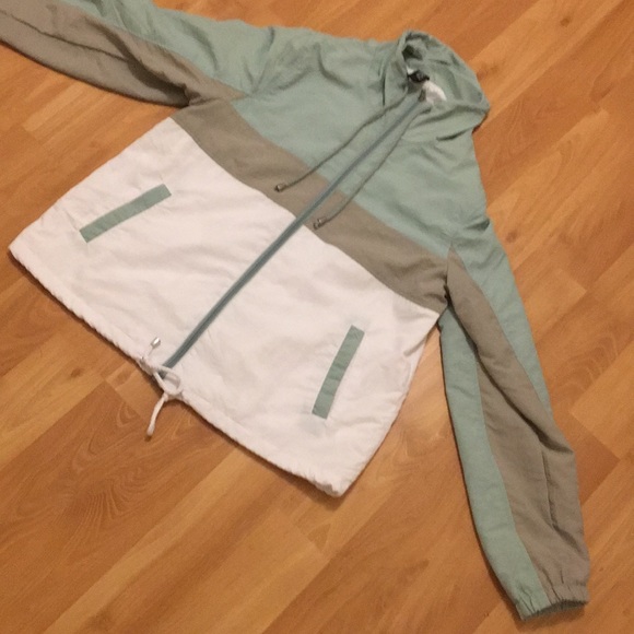 Grey,blue,white zip up - Picture 2 of 4